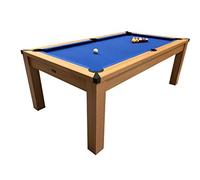 Riley 7ft Semi Pro Pool Table with Full Size American Pool Ball Set - Competition K66 Cushion Rubber - 25mm Composite Bed Playing Surface - Re-coverable Cloth & Cushions