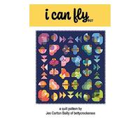 Riley Blake Assorted Quilting Books and Premium Quality Fabric Kits of Your Favorite Designers (Backing Not Included) (I CAN Fly Pattern)
