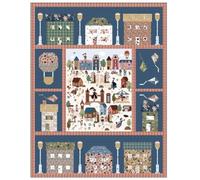 Riley Blake Cherry Tree Lane Panel Quilt Pattern by Jennifer Long of Sew A Story | Beginner Friendly Quilt Pattern | Finished Size 70.5" x 90"