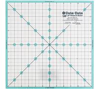 Riley Blake Cutting Mat 9"X12"-Riley Green/Lipstick