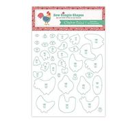 Riley Blake Design Lori Holt Chicken Salad Simple Shapes, Clear (STT-24571)