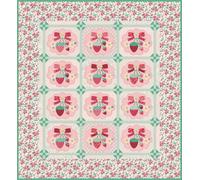 Riley Blake Designs Lori Holt Berry & Sage Strawberry Crush Quilt Kit KT-17380