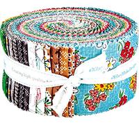 Riley Blake Designs Lori Holt Stitch 2.5'' Rolie Polie 40 Pcs, Multi Yard