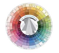 Riley Blake Designs Quilty Color Wheel - 10.5" x 10.5" Confetti Cotton Solid Color Reference Tool for Quilters and Fabric Projects