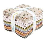 Riley Blake Designs Threads of Grace Fat Quarter Bundle by Kassidy Grace | 21 Precut Fabrics| Floral Quilting Cotton | Vintage Modern Prints | Lori Holt Inspired