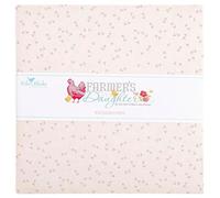 Riley Blake Farmer’s Daughter 10” Background Stacker by Lori Holt of Bee in My Bonnet | 42 Precut Squares | Quilting Cotton Bundle for Patchwork, Crafts & Sewing Projects
