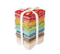 Riley Blake Home Town Holiday Collection by Lori Holt of Bee in My Bonnet, Premium Quilting Fabric, Perfect for Quilting, Sewing Projects (Home Town Holiday Fat Quarter Bundle)