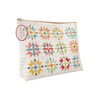 Riley Blake Home Town Holiday Vinyl Project Bag by Lori Holt of Bee in My Bonnet and It’s Sew Emma, Perfect for Crafting & Quilting