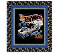 Riley Blake Hot Wheells Panel Quilt Kit - Perfect for Quilting, DIY Crafts, Apparel & Home Décor - 55" x 62" Finished Size