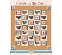 Riley Blake It's Sew Emma Crows in The Corn Quilt Pattern by Lori Holt of Bee in My Bonnet, Perfect for Quilting, DIY Crafting, and Home Decor