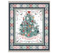 Riley Blake Nutcracker Tradition Decorate the Tree Panel by Jennifer Long | Christmas Quilt Fabric Panel 35.5" x 43.5" | Holiday Fabric for Quilting, Sewing, Home Décor & DIY Crafts