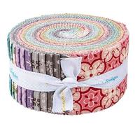 Riley Blake Piece & Plenty by Lori Holt of Bee in My Bonnet and It’s So Emma, Perfect for Quilting, Apparel, DIY Crafting, and Home Decor (2.5 Inch Rolie Polie)