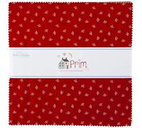 Riley Blake Precut Fabric Prim 10 Inch Stacker, 42 Pcs.