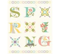 Riley Blake’s Assortment of Premium Quilting Fabric Panels, Perfect for Quilting, Apparel, DIY Crafting, and Home Decor (Hello Spring Panel Cream)