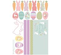 Riley Blake’s Assortment of Premium Quilting Fabric Panels, Perfect for Quilting, Apparel, DIY Crafting, and Home Decor (Bunny Trail Home Décor Some Bunny Loves You Bag Panel)