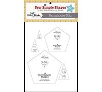 Riley Blake Template Set-Farmhouse Star by Lori Holt 12/Pkg