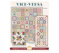 Riley Blake Vice-Versa Quilt Pattern by Lori Holt - It’s Sew Emma | Fat Quarter Friendly | Includes Quilt, Runner & Pillow/Tabletopper Instructions, Designed for Type/ography Fabric