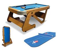 Riley Folding Pool Table and Table Tennis - 6ft 6in