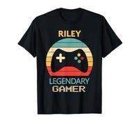Riley Name Gift - Personalised Legendary Gamer T-Shirt
