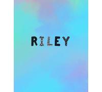 Riley Personalized Name Notebook: Trendy Custom Journal with Soft Matte Cover. 110 Lined Pages, Perfect for School, Work, or Creative Writing. Unique Gift for Kids, Teens and Adults