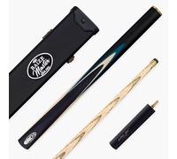 Riley RONNIE O'SULLIVAN Endorsed Limited Edition Ash Snooker and English Pool Cue 9.5mm Leather Tip - 57 Inch, 17-19oz, with Baize Master Hard Cue Case (ROS 3-6 with Baize Master Hard Case)