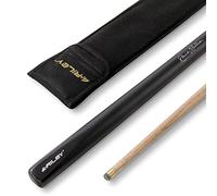 Riley Ronnie O'Sullivan Midnight Rocket 2 Piece Kids Snooker & Pool Cue | Great Gift for Junior Players, Endorsed with Printed Signature, Shorter 48"" Length, 9.5mm Tip, Includes Protective Soft Case