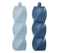 Riley salt and pepper shakers Blue one size