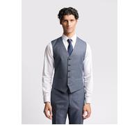 Riley Slim Fit Navy Texture Puppytooth Waistcoat Ted Baker Navy 38R