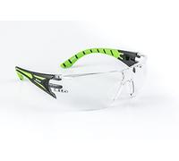 Riley Stream Green Sport Style- CE Certified- Clear Safety Glasses and Protective Eyewear for outdoor activities