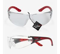 Riley Stream Safety Glasses for Work - Anti-Fog, Scratch-Resistant Protective Work, Sports & Cycling Glasses with UV Protection, Non-Slip Grips & Wrap-Around Lenses for Eye Protection
