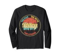 Riley The Man The Myth The Legend Men Personalized Name Long Sleeve T-Shirt