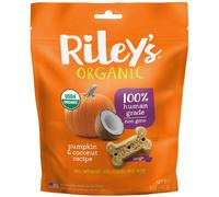 Rileyâ€™s s, Dog Treats, Large Bone, Pumpkin & Coconut Recipe, 5 oz (142 g)