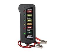 RileyFine 12V Battery Tester Gauge,Battery Capacity Voltage Meter, Automotive Battery Indicator, for Golf Cart Lawn Mower Car Forklift Motorhome Heavy Duty Truck Marine SUV Electric Bike Motorcycle