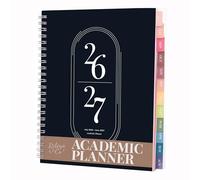 Rileys 2026-2027 Academic Planner, 20x15cm (Black)