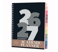 Rileys 2026-2027 Chunky Academic Planner, 20x15cm (Black)