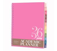 Rileys 2026-2027 Classic Academic Planner, 20x15cm (Pink)