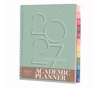 Rileys 2026-2027 Deco Academic Planner, 20x15cm (Green)