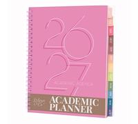 Rileys 2026-2027 Deco Academic Planner, 20x15cm (Pink)