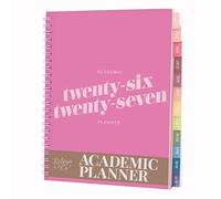 Rileys 2026-2027 Diagonal Academic Planner, 20x15cm (Pink)