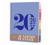 Rileys 2026-2027 Typographic Academic Planner, 20x15cm (Blue)