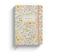 Rileys & Co Lined Notebook, 8x6in, 240 Pages (Floral)