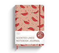 Rileys & Co Notebook Journal for Writing 20 x 15 cm, Hardcover Daily Journaling Diary - 240 Lined Pages - Compact Notebook for Women, Men, Kids, Work and Travel (Scented Watermelon)
