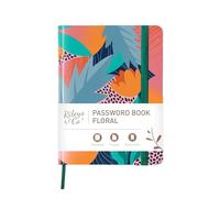Rileys & Co. Password Book, 15.2 x 11.4 cm (Floral)