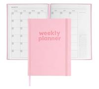 Rileys & Co Undated Diary, 20 x 15 cm (Pink)