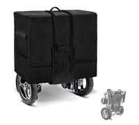 Rileytee Foldable Wheelchair Travel Bag, Folding Electric Chair Cover. Heavy Duty 600D Waterproof Dustproof Lightweight Electric Wheelchair Protective Cover