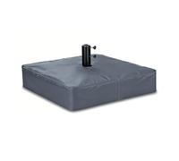 Rileytee Patio Umbrella Base Cover,Outdoor Heavy Duty 600D Waterproof Anti-UV Square Umbrella Stand Base Covers (42"L x 42"W x 5"H-Grey)