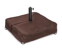 Rileytee Patio Umbrella Base Cover,Outdoor Heavy Duty 600D Waterproof Anti-UV Square Umbrella Stand Base Covers (42" L x42 W x 5" H-Brown)
