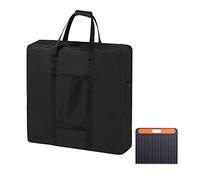 Rilime Solar Panel Storage Bag, Dustproof Solar Panel Case 100 Watt Solar Panel Kits Solar Panels Storage Bag with Pocket(Can Hold 2 Battery Panels) (21.7 x 3.9 x 25.6in)