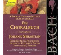 Rilling Bach-Collegium Stuttg - Bach: A Book of Chorale Settings, 5 - Incidental Festivities; Psalms (Edition Bachakademie Vol 82) /Rilling