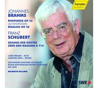 Rilling Radio-Sinfonieorchest - Brahms: Rhapsodie Op53 Rinaldo Op50; Schubert: Gesang D714